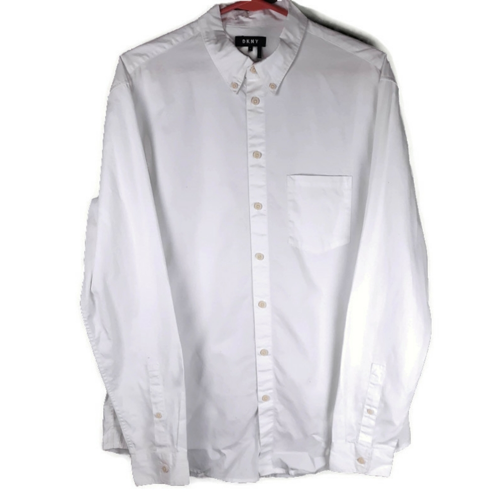 DKNY Dress Button Down Long Sleeve Medium